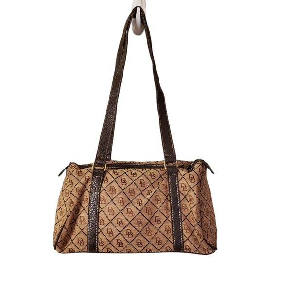 Dooney & Bourke Canvas monogram 1975 Shoulder Bag - Picture 2 of 7